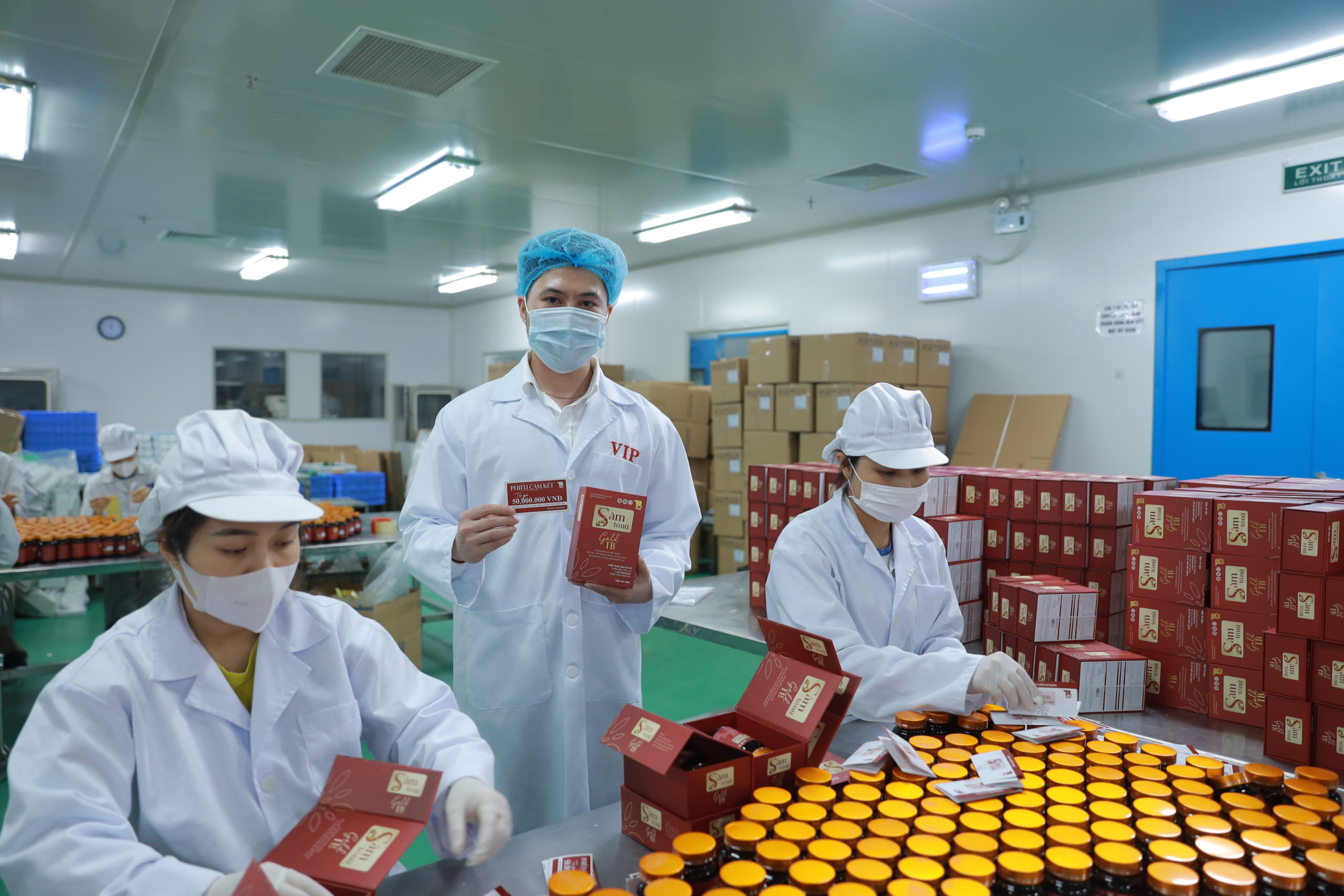 Quy Trình Sản Xuất “Sâm Tố Nữ Gold TB”