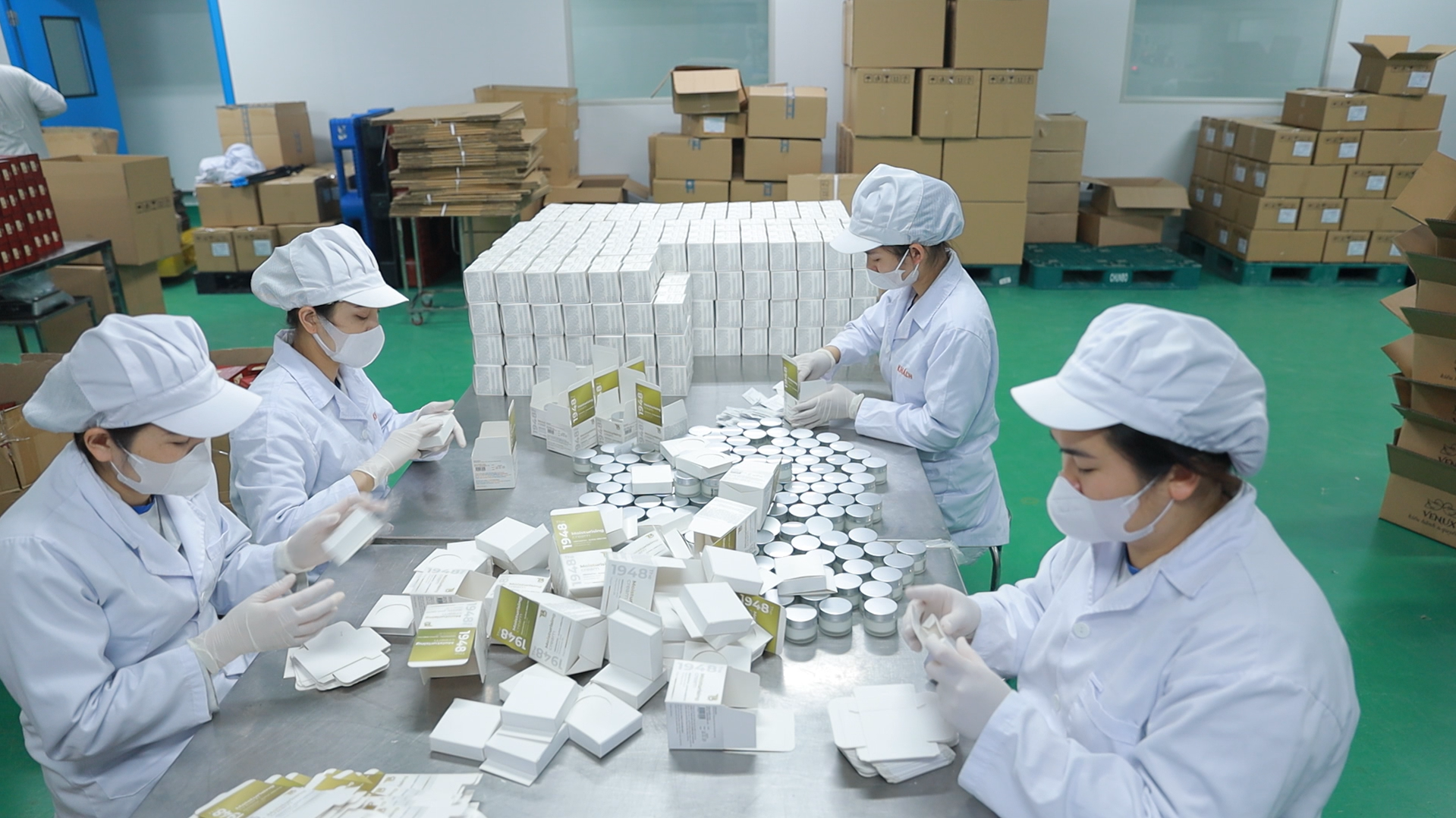 Quy Trình Sản Xuất Mỹ Phẩm – THE 1948